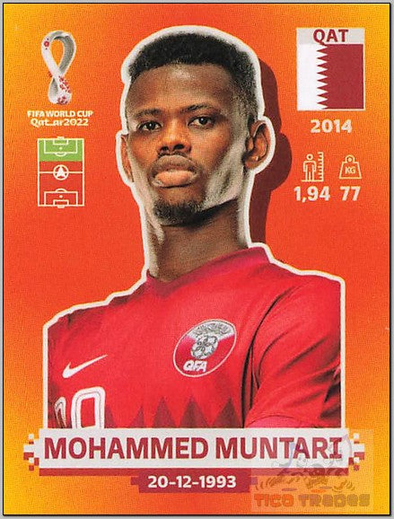 Orange - QAT19 Mohammed Muntari  Panini   