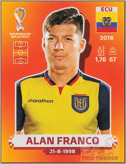 Orange - ECU11 Alan Franco  Panini   