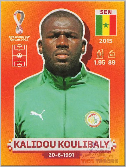 Orange - SEN7 Kalidou Koulibaly  Panini   