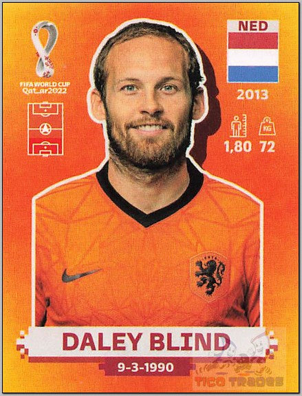 Orange - NED4 Daley Blind  Panini   