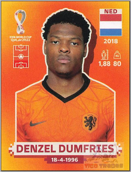 Orange - NED7 Denzel Dumfries  Panini   