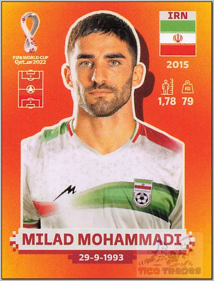 Orange - IRN8 Milad Mohammadi  Panini   
