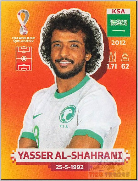 Orange - KSA8 Yasser Al-Shahrani  Panini   