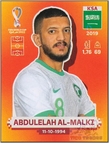 Orange - KSA12 Abdulelah Al-Malki  Panini   
