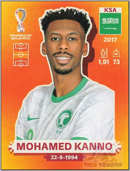 Orange - KSA15 Mohamed Kanno  Panini   