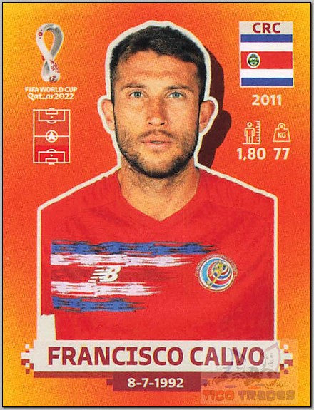 Orange - CRC5 Francisco Calvo  Panini   