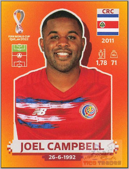 Orange - CRC16 Joel Campbell  Panini   
