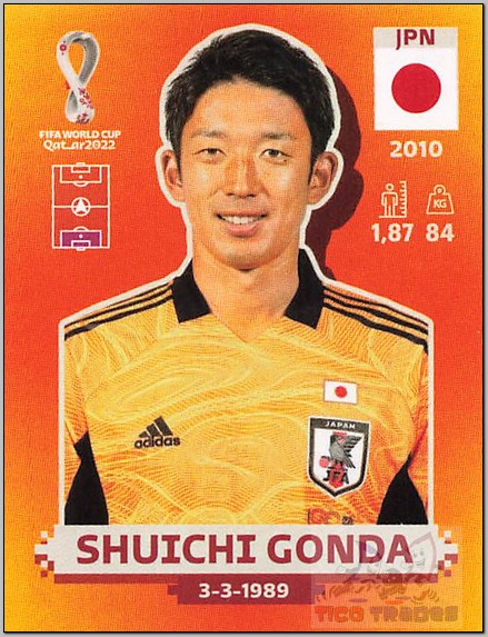 Orange - JPN2 Shuichi Gonda  Panini   