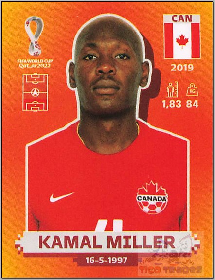 Orange - CAN8 Kamal Miller  Panini   
