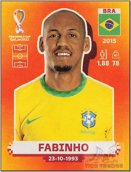Orange - BRA11 Fabinho  Panini   