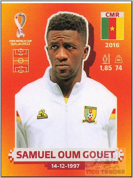 Orange - CMR13 Samuel Oum Gouet  Panini   