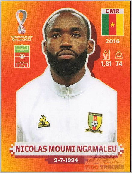 Orange - CMR18 Nicolas Moumi Ngamaleu  Panini   