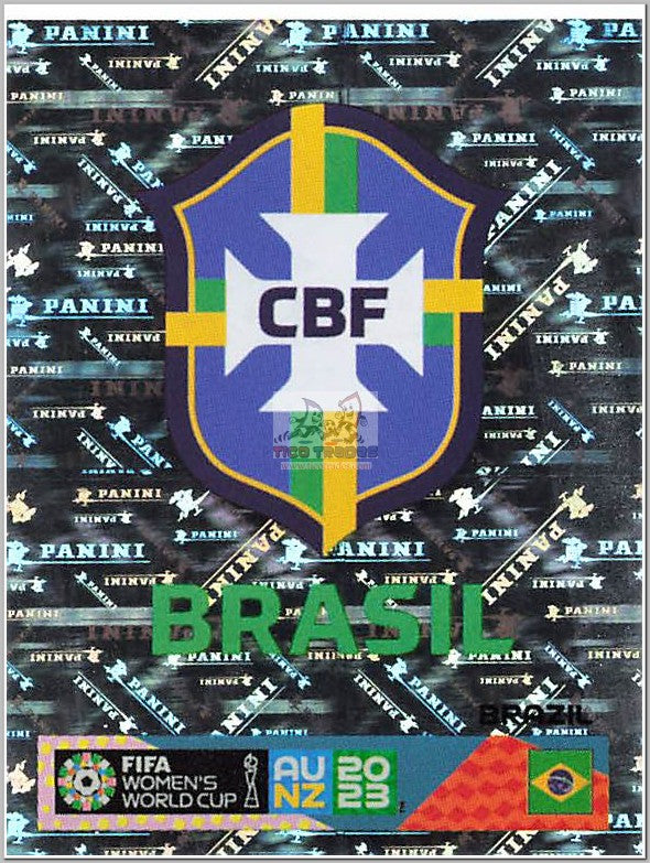 WWC - #411 Team Logo - Brazil  Panini   