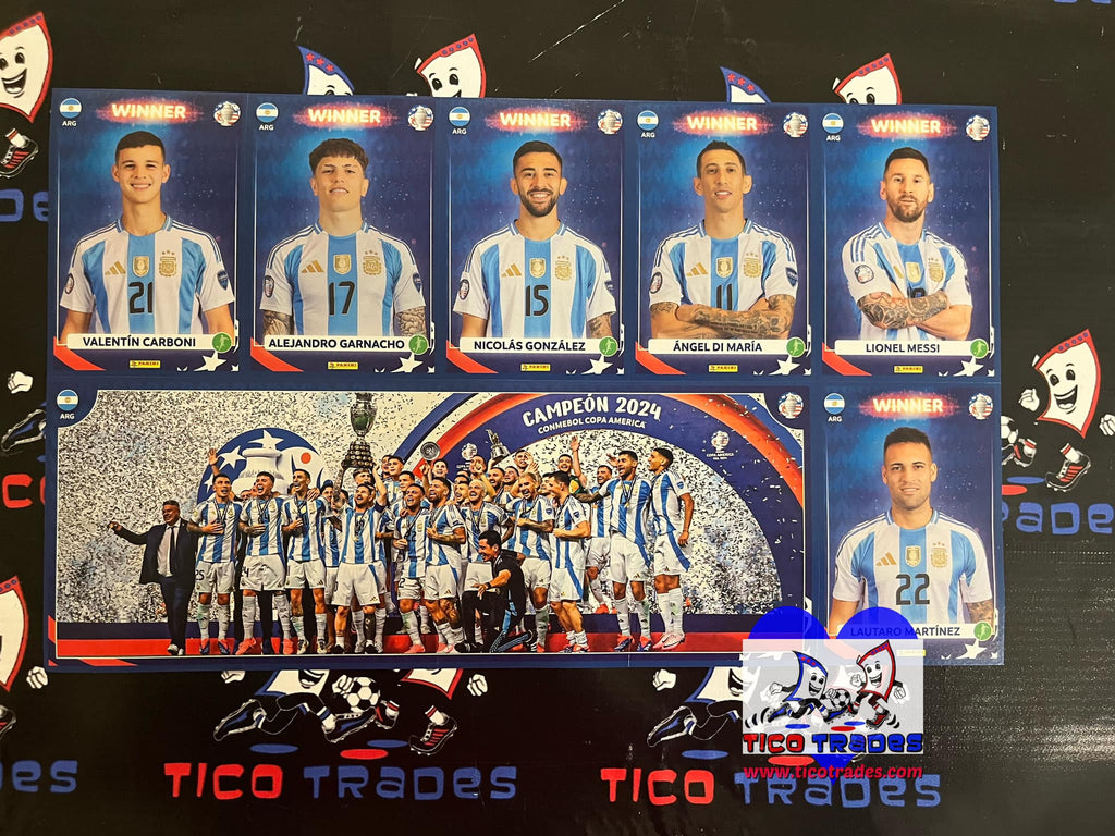 Copa America 2024 - Maxi Poster - Argentina Campeon  Tico Trades   