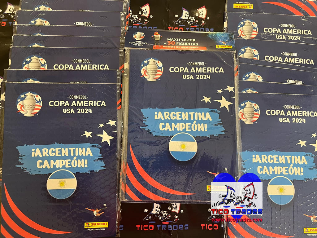 Copa America 2024 - Maxi Poster - Argentina Campeon  Tico Trades   