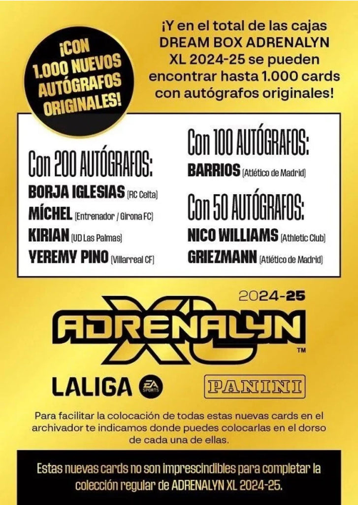 Panini Adrenalyn XL - La Liga - Dream Box Dynasty Tico Trades