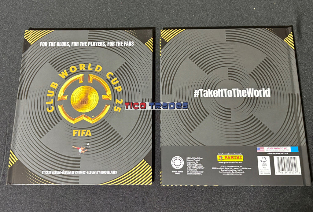 Panini® FIFA Club World Cup 2025 - Hardcover Album Tico Trades