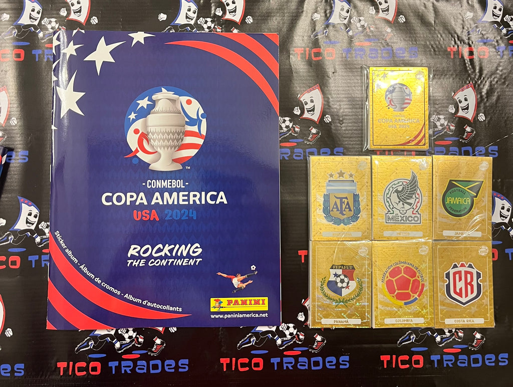 Copa America 2024 -  Complete Set (US edition)  Tico Trades Softcover Album  