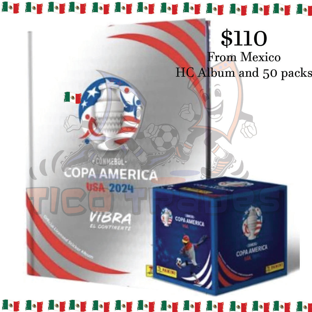Copa America 2024 -  Silver Album & Box (Mexico)  Tico Trades   