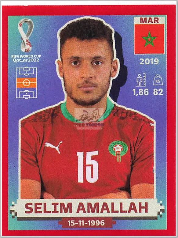 MAR10 Selim Amallah - Red Border  Panini   