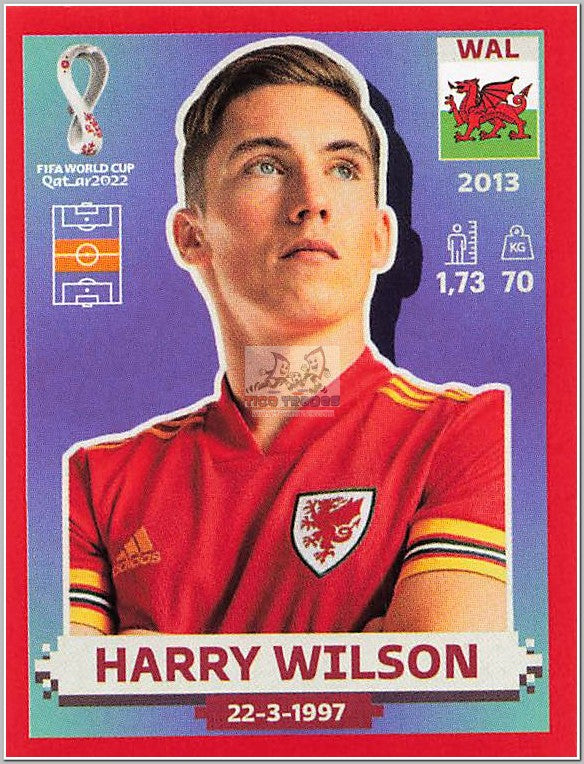 WAL16 Harry Wilson - Red Border  Panini   